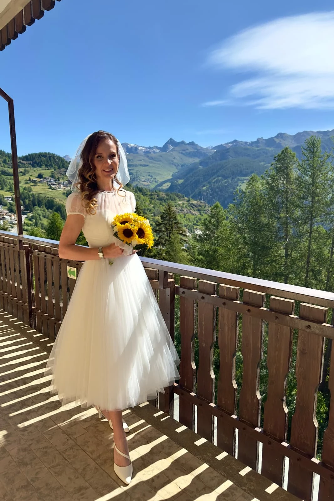 Il primo abito: eleganza in alta quota