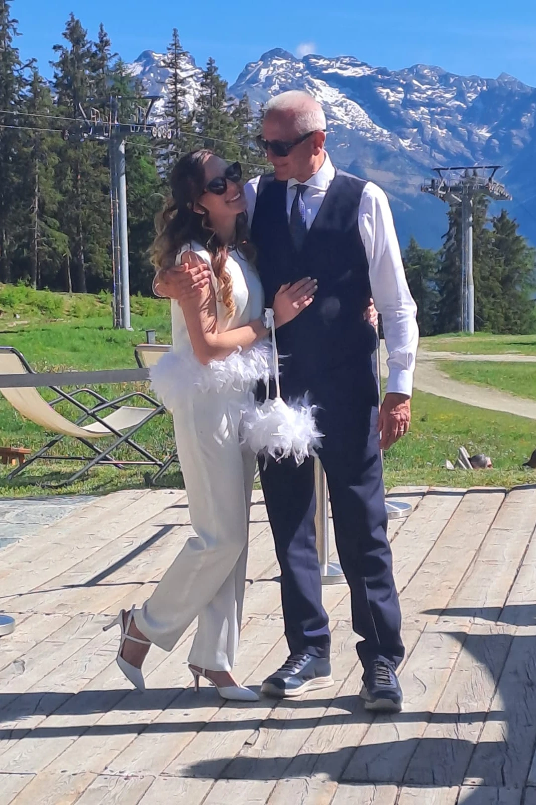 Il secondo look: pronta per i festeggiamenti